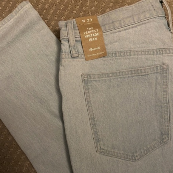 NWT Madewell The Perfect Vintage Jean, Vervain Wash - Picture 3 of 3